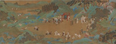 El parque Shanglin: caza imperial, dinastía Ming o Qing, siglo XVII de Unbekannt