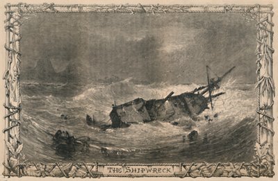 El naufragio, c1870 de Unbekannt