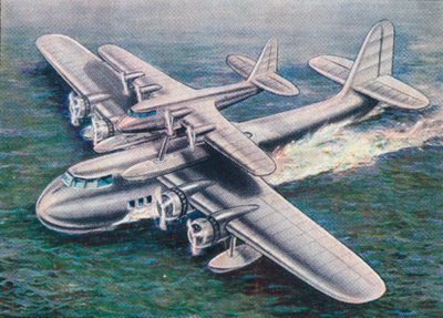 El avión compuesto Short Mayo, 1938 de Unbekannt