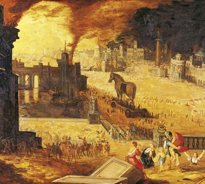 El sitio de Troya de Unbekannt
