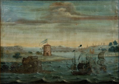 El sitio de Vyborg, 1710s de Unbekannt