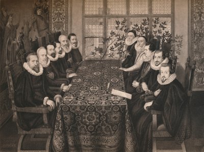 La Conferencia de Somerset House, 1604 de Unbekannt