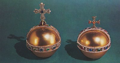 El orbe soberano y el orbe de la reina María II, 1953 de Unbekannt