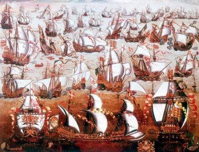 La Armada Española que amenazó a Inglaterra en julio de 1588 de Unbekannt