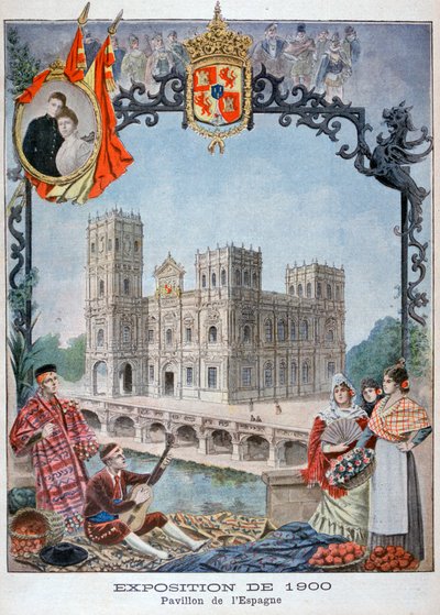 El pabellón español en la Exposición Universal de 1900, París, 1900 de Unbekannt