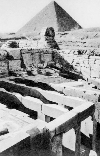 El Templo de la Esfinge, El Cairo, Egipto, c1920s de Unbekannt