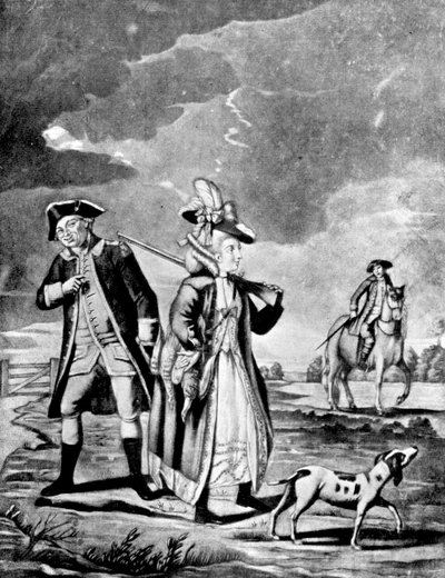La dama deportiva, 1776 de Unbekannt