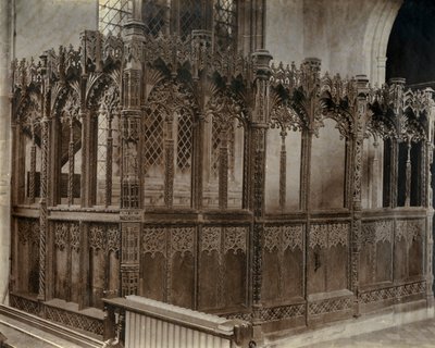 La capilla de primavera en la iglesia de San Pedro y San Pablo, Lavenham, Suffolk de Unbekannt
