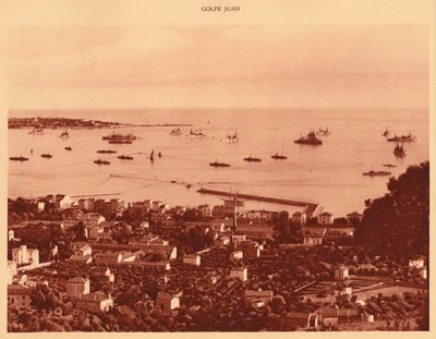 El escuadrón en la rada, Golfe-Juan, 1930 de Unbekannt