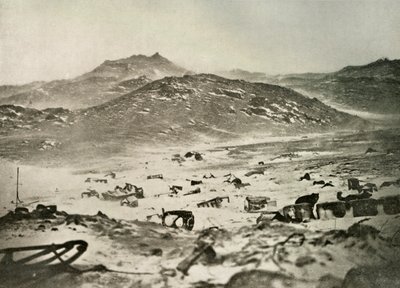 El comienzo de una ventisca en los cuarteles de invierno, c. 1908, 1909 de Unbekannt