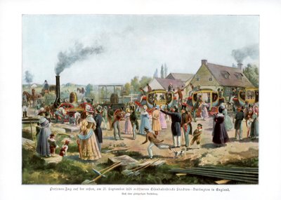 El Ferrocarril Stockton & Darlington, 1825 1900 de Unbekannt