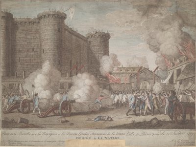 La toma de la Bastilla el 14 de julio de 1789, 1789 de Unbekannt