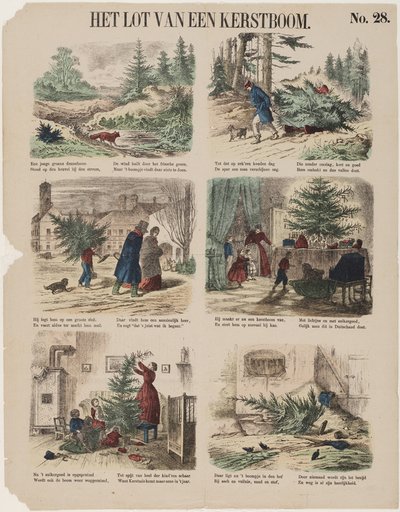 La historia de un árbol de Navidad, Segunda Mitad del siglo XIX de Unbekannt