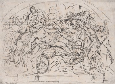 El Suicidio de Dido, 1650-1700 de Unbekannt