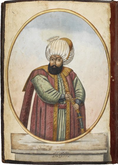El Sultán Osman I, principios del siglo XIX de Unbekannt