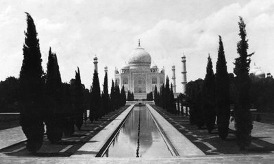 El Taj Mahal, Agra, India, 1916-1917 de Unbekannt