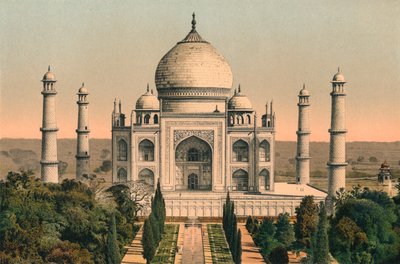 El Taj Mahal en Agra, c1895, 1904 de Unbekannt