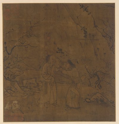 La despedida llorosa de Su Wu y Li Ling, dinastía Ming, 1368-1644 de Unbekannt