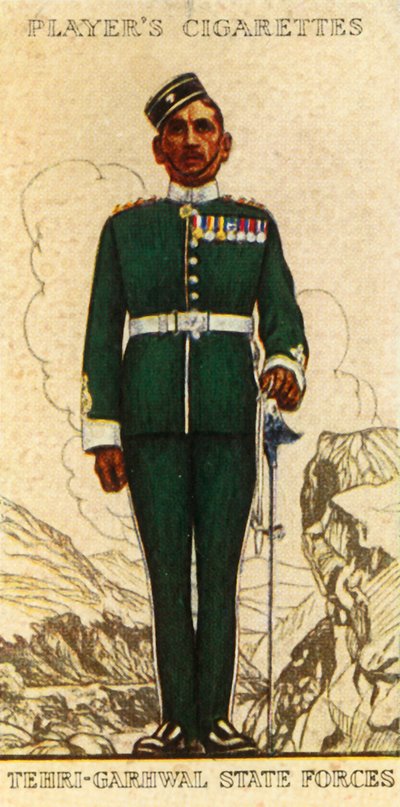 Las fuerzas estatales de Tehri-Garhwal, 1936 de Unbekannt