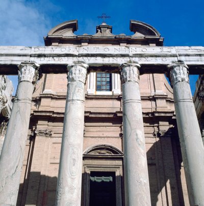 El Templo de Antonino y Faustina, Roma de Unbekannt