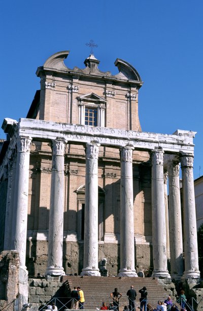 El Templo de Antonino y Faustina, Roma, 141 d.C. de Unbekannt