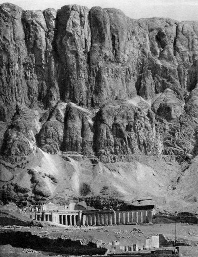 El Templo de Deir-El-Bahari, Egipto de Unbekannt