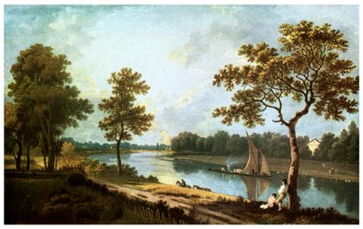 El Támesis, Twickenham, c1762 de Unbekannt