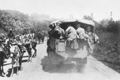 La tercera batalla del Aisne, Chemin des Dames, Francia, 1918 de Unbekannt