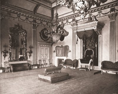 La Sala del Trono, Castillo de Dublín, Dublín, Irlanda, 1894 de Unbekannt