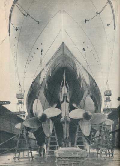 El Empuje de los Poderosos Motores de los Transatlánticos Modernos, 1936 de Unbekannt