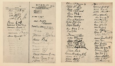 El deslizamiento del Titanic, c1910s de Unbekannt