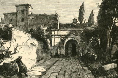 La Tumba de los Escipiones en Roma, 1890 de Unbekannt