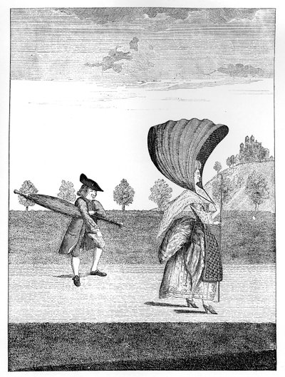 La Moda en Greenwich: A la festoon dans le park a Greenwich 1777 de Unbekannt