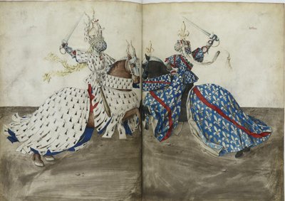 El libro del torneo de René de Anjou, ca 1447 de Unbekannt