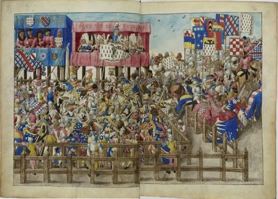 El Libro del Torneo de René de Anjou, ca 1447 de Unbekannt