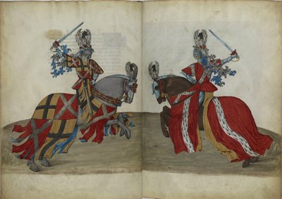 El libro del torneo de René de Anjou, ca 1447 de Unbekannt