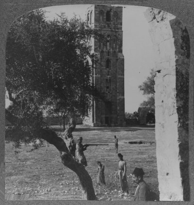 La Torre en Ramleh, se dice que es el minarete de una gran mezquita de Unbekannt