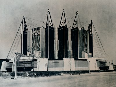 El edificio de viajes y transporte, 1932-1933 de Unbekannt