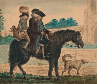 La Entrada Triunfal de un Pan de Granero en Grandchester, c. 1787 de Unbekannt