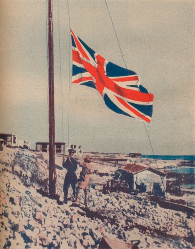 La Union Jack ondea sobre Tobruk, 1942 de Unbekannt