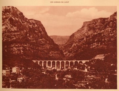 El Viaducto y el acceso a las Gargantas, 1930 de Unbekannt