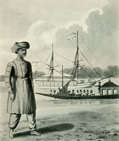 La flotilla del virrey y los barqueros, 1813, 1925 de Unbekannt