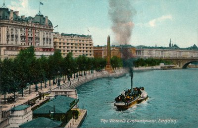 El Victoria Embankment, Londres, 1907, c. 1900-1930 de Unbekannt