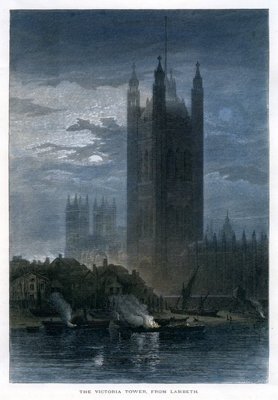 La Torre Victoria, desde Lambeth de Unbekannt
