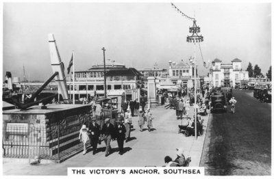 El ancla de la Victoria, Southsea, 1937 de Unbekannt