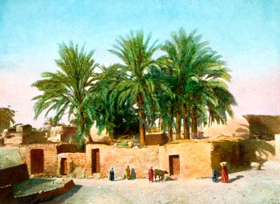 El pueblo de Karnak, Egipto, siglo XX de Unbekannt
