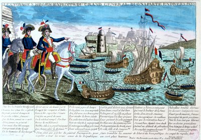 Los viajes y hazañas del General Bonaparte, siglo XIX de Unbekannt