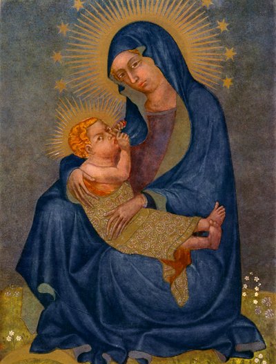 La Madonna de las Lluvias de Vysehrad, c1360 1955 de Unbekannt