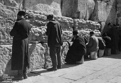 El Muro de los Lamentos, Jerusalén, c1920s-c1930s de Unbekannt