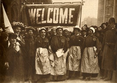 La bienvenida a las víctimas de la tiranía masculina, 1908, 1933 de Unbekannt